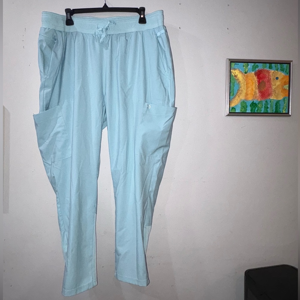 Women's Light Blue Wink Cargo Pants "Modern Fit"
